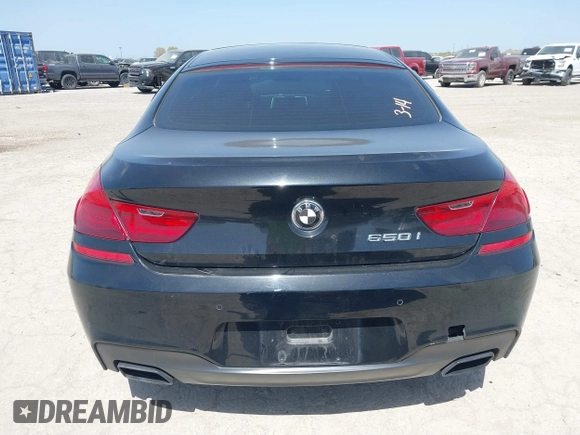 2014 BMW 6 Series 650i with VIN WBA6B2C58ED129026, listed as a IAAI auction lot 41825916 with 109,264 mi miles and . Bid and sale history available at carsss.com. Image 17.