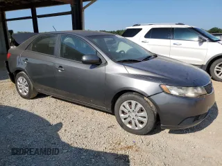 2013 Kia Forte EX with VIN KNAFU4A20D5718188, listed as a Copart auction lot 64988374 with 193,026 mi miles and Salvage Title. Bid and sale history available at carsss.com. Image 4.
