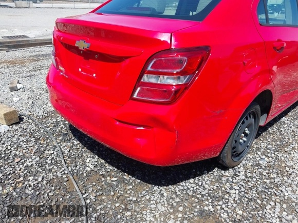 2017 Chevrolet Sonic LS with VIN 1G1JB5SH3H4163902, listed as a IAAI auction lot 41931795 with 96,366 mi miles and . Bid and sale history available at DreamBid. Image 6.