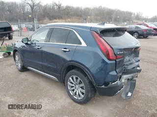 2021 Cadillac XT4 FWD Premium Luxury with VIN 1GYFZCR41MF041306, listed as a IAAI auction lot 41143747 with 53,116 mi miles. Bid and sale history available at carsss.com. Image 3.