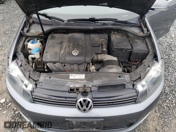 2010 Volkswagen Jetta SportWagen S with VIN 3VWKX7AJ6AM650659, listed as a Copart auction lot 59956854 with 0 mi miles and Salvage Title. Bid and sale history available at carsss.com. Image 11.