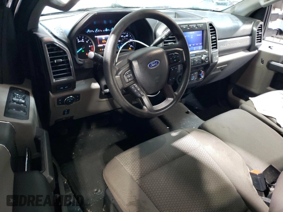 2020 Ford F-250 XL with VIN 1FT7W2B62LEE76574, listed as a Copart auction lot 56195465 with 40,710 mi miles and Salvage title. Bid and sale history available at DreamBid. Image 8.