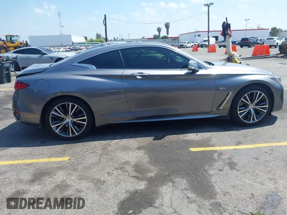 2017 Infiniti Q60 Premium with VIN JN1CV7EK5HM110549, listed as a IAAI auction lot 42136574 with 77,009 mi miles and . Bid and sale history available at DreamBid. Image 13.
