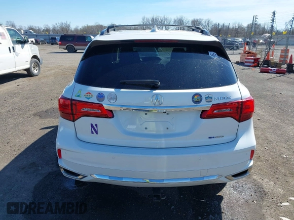 2020 Acura MDX Sport Hybrid w/Technology Pkg with VIN 5J8YD7H58LL000333, listed as a IAAI auction lot 41817961 with 59,463 mi miles. Bid and sale history available at carsss.com. Image 16.