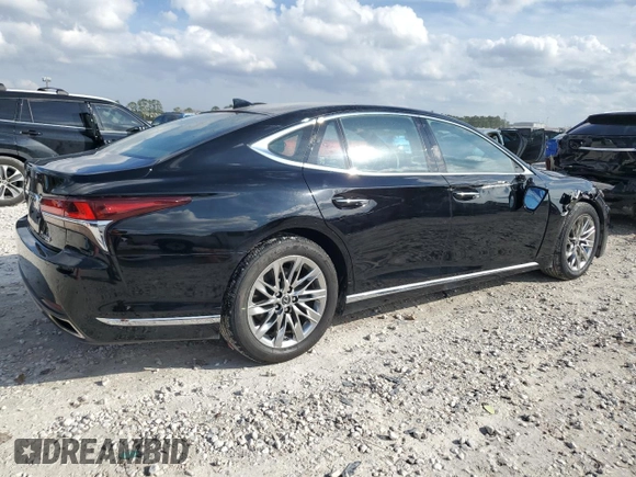 2018 Lexus LS 500 with VIN JTHB51FF6J5004309, listed as a Copart auction lot 43911335 with 95,668 mi miles and Clean title. Bid and sale history available at DreamBid. Image 3.