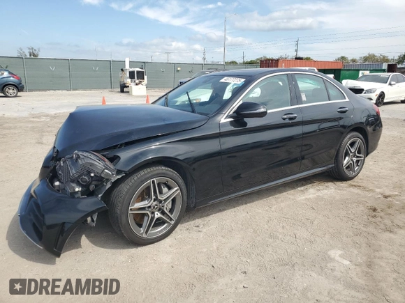 2020 Mercedes-Benz C 300 with VIN 55SWF8EB3LU325604, listed as a Copart auction lot 46177275 with Not provided miles and Non repairable. Bid and sale history available at DreamBid. Image 1.