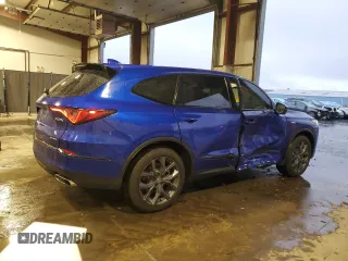 2024 Acura MDX w/A-Spec Package with VIN 5J8YE1H03RL009917, listed as a Copart auction lot 84482204 with 6,002 mi miles and Salvage Title. Bid and sale history available at carsss.com. Image 3.