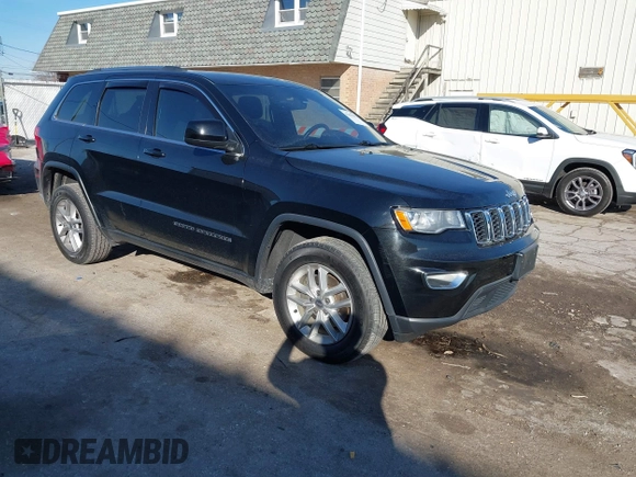 2017 Jeep Grand Cherokee Laredo with VIN 1C4RJFAG0HC674615, listed as a IAAI auction lot 41498307 with 91,899 mi miles. Bid and sale history available at carsss.com. Image 1.