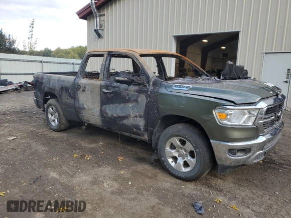2020 Ram 1500 Big Horn with VIN 1C6RRFBGXLN290546, listed as a Copart auction lot 70376074 with Not Provided miles and Salvage Title. Bid and sale history available at carsss.com. Image 4.