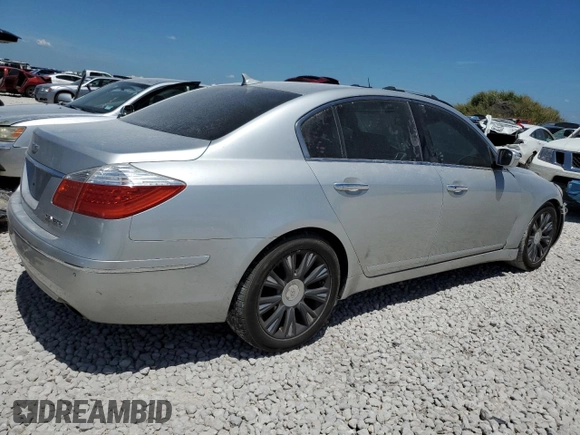 2009 Hyundai Genesis with VIN KMHGC46EX9U023528, listed as a Copart auction lot 67664594 with 168,562 mi miles and Salvage Title. Bid and sale history available at carsss.com. Image 3.