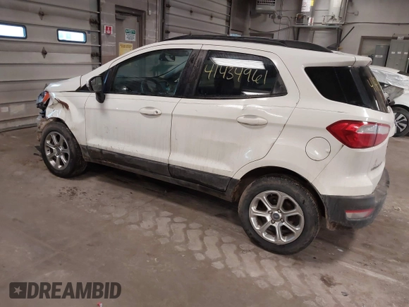 2019 Ford EcoSport SE with VIN MAJ3S2GE5KC290943, listed as a IAAI auction lot 41434961 with 168,376 mi miles and . Bid and sale history available at DreamBid. Image 3.