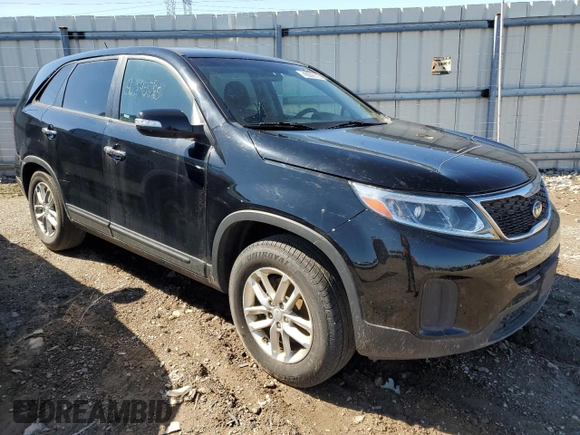 2015 Kia Sorento LX with VIN 5XYKT3A66FG625266, listed as a Copart auction lot 49502115 with 117,942 mi miles and Clean Title. Bid and sale history available at DreamBid. Image 4.