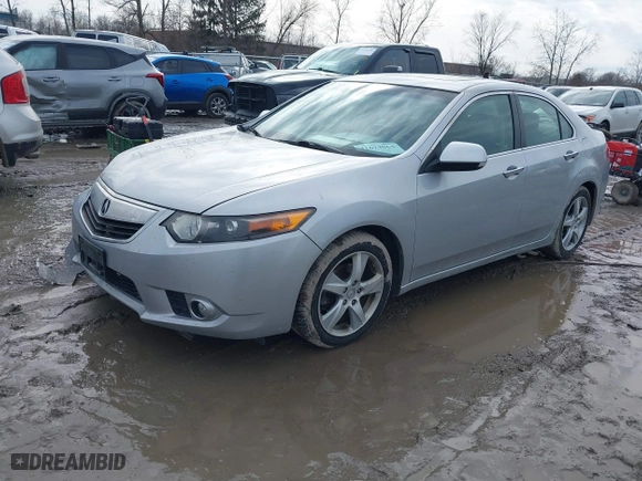 2012 Acura TSX Tech Pkg with VIN JH4CU2F61CC011454, listed as a IAAI auction lot 41673063 with 76,610 mi miles. Bid and sale history available at carsss.com. Image 17.