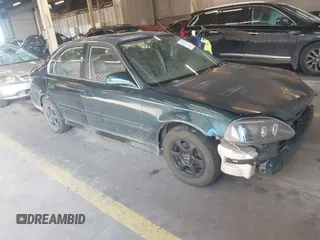 1998 Honda Civic EX z VIN JHMEJ8641WS002525, wystawiony jako IAAI lot #42203066 z przebiegiem 218 931 mil mil oraz . Historia ofert i sprzedaży dostępna na DreamBid. Obrazek 1.