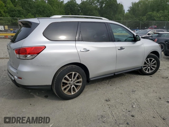 2014 Nissan Pathfinder Platinum with VIN 5N1AR2MM8EC613195, listed as a Copart auction lot 58417025 with 160,109 mi miles and Clean title. Bid and sale history available at DreamBid. Image 3.