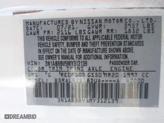 2021 Nissan Sentra S with VIN 3N1AB8BV5MY312139, listed as a IAAI auction lot 41417959 with 34,468 mi miles. Bid and sale history available at carsss.com. Image 8.