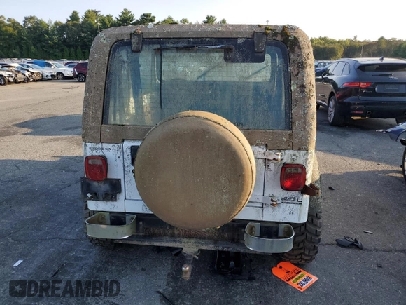 1992 Jeep Wrangler with VIN 2J4FY29S4NJ535731, listed as a Copart auction lot 70460304 with 120,205 mi miles and Non Repairable. Bid and sale history available at carsss.com. Image 6.