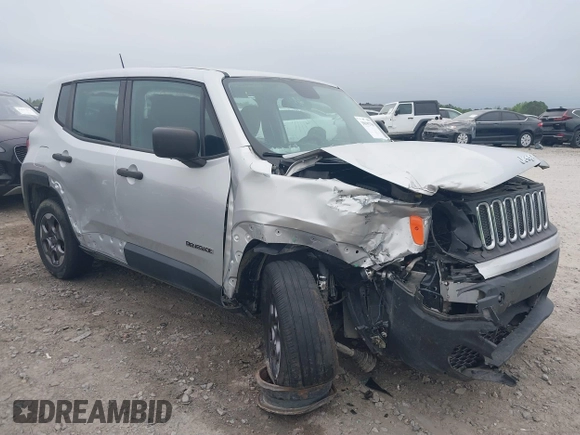 2015 Jeep Renegade Sport with VIN ZACCJBAT4FPB29201, listed as a IAAI auction lot 39193750 with 116,799 mi miles and . Bid and sale history available at DreamBid. Image 1.