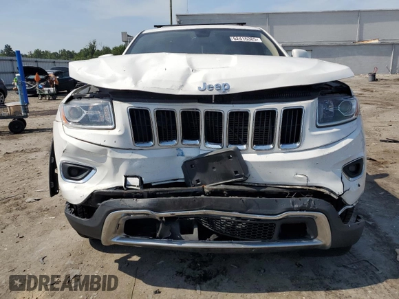 2014 Jeep Grand Cherokee Limited with VIN 1C4RJFBG8EC448154, listed as a Copart auction lot 62416385 with 175,982 mi miles and Salvage title. Bid and sale history available at DreamBid. Image 5.