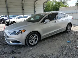 2018 Ford Fusion SE with VIN 3FA6P0HD2JR157453, listed as a Copart auction lot 58141655 with 132,723 mi miles and Salvage title. Bid and sale history available at DreamBid. Image 1.