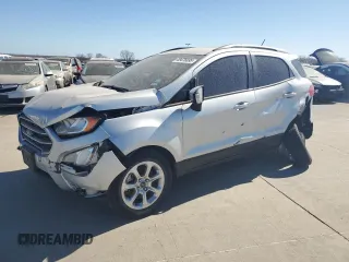 2020 Ford EcoSport SE with VIN MAJ3S2GE2LC361047, listed as a Copart auction lot 48476695 with 95,325 mi miles and Clean Title. Bid and sale history available at carsss.com. Image 1.