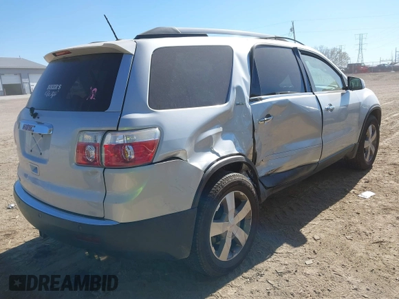 2010 GMC Acadia SLT1 z VIN 1GKLRMEDXAJ202687, wystawiony jako IAAI lot #40635219 z przebiegiem 115 810 mil mil oraz . Historia ofert i sprzedaży dostępna na DreamBid. Obrazek 4.