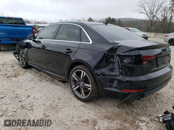 2018 Audi A4 Premium Plus with VIN WAUENAF49JN014357, listed as a Copart auction lot 65951972 with 67,242 mi miles. Bid and sale history available at carsss.com. Image 3.