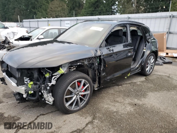 2024 Audi Q5 S line Prestige with VIN WA1F2AFY7R2087589, listed as a Copart auction lot 87179814 with 3,630 mi miles and Salvage Title. Bid and sale history available at carsss.com. Image 1.