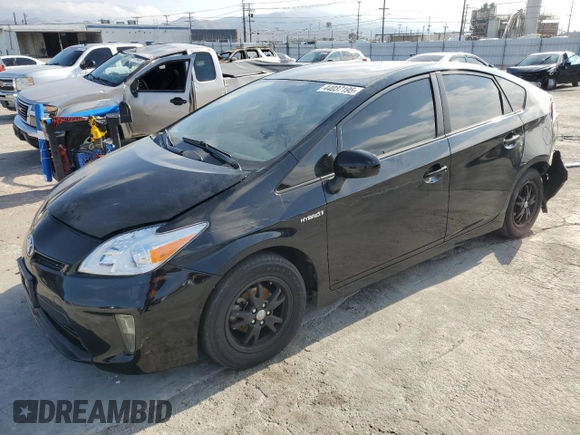 2013 Toyota Prius One with VIN JTDKN3DU9D5593262, listed as a Copart auction lot 44037195 with 128,924 mi miles and Salvage Title. Bid and sale history available at carsss.com. Image 1.