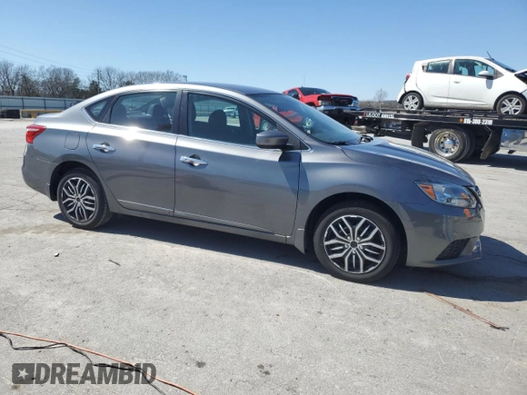 2017 Nissan Sentra SV with VIN 3N1AB7APXHL644562, listed as a Copart auction lot 48856325 with 95,878 mi miles and Salvage Title. Bid and sale history available at carsss.com. Image 4.