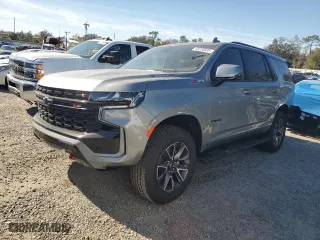 2024 Chevrolet Tahoe Z71 with VIN 1GNSKPKD3RR339900, listed as a Copart auction lot 43226835 with 7,877 mi miles and Salvage Title. Bid and sale history available at carsss.com. Image 1.