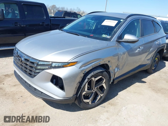 2022 Hyundai Tucson SEL with VIN 5NMJCCAE4NH078991, listed as a IAAI auction lot 41990599 with 37,384 mi miles and . Bid and sale history available at DreamBid. Image 2.