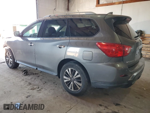 2019 Nissan Pathfinder SV with VIN 5N1DR2MM4KC587882, listed as a Copart auction lot 45762985 with 66,909 mi miles and Salvage Title. Bid and sale history available at carsss.com. Image 2.