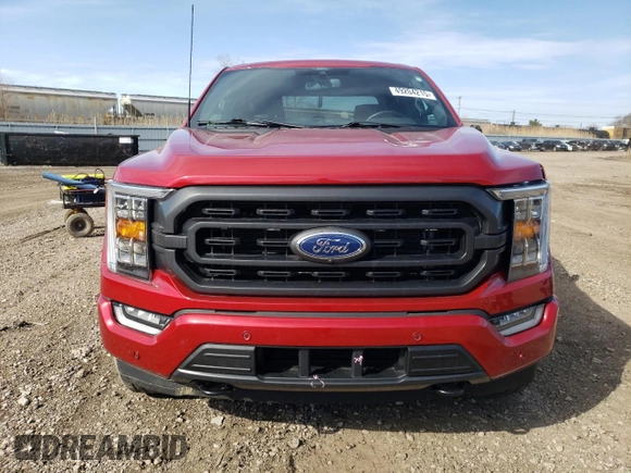 2022 Ford F-150 XL with VIN 1FTEW1EP3NFA79541, listed as a Copart auction lot 49204215 with 54,992 mi miles and Salvage Title. Bid and sale history available at DreamBid. Image 5.