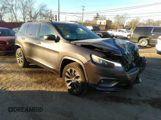 2019 Jeep Cherokee Limited with VIN 1C4PJMDX5KD383522, listed as a IAAI auction lot 41289559 with 55,370 mi miles and . Bid and sale history available at DreamBid. Image 1.