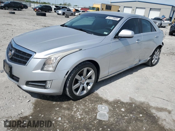 2013 Cadillac ATS with VIN 1G6AA5RA4D0179257, listed as a Copart auction lot 54173405 with 197,717 mi miles and Salvage title. Bid and sale history available at DreamBid. Image 1.