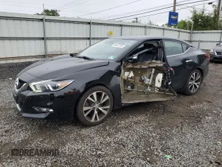 2016 Nissan Maxima SV with VIN 1N4AA6AP1GC448083, listed as a Copart auction lot 58641285 with 118,178 mi miles and Salvage title. Bid and sale history available at DreamBid. Image 1.