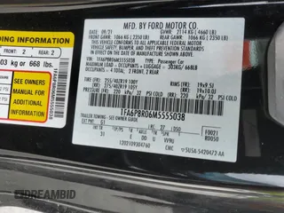 2021 Ford Mustang Mach 1 with VIN 1FA6P8R06M5555038, listed as a Copart auction lot 56496525 with 16,174 mi miles and Salvage title. Bid and sale history available at DreamBid. Image 13.