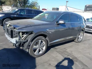 2023 Genesis GV80 with VIN KMUHCESC1PU142436, listed as a IAAI auction lot 41337461 with 13,420 mi miles. Bid and sale history available at carsss.com. Image 2.