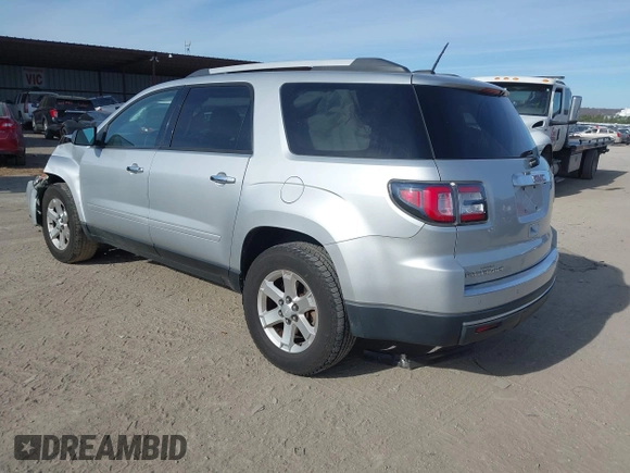 2016 GMC Acadia SLE with VIN 1GKKRNED0GJ243419, listed as a IAAI auction lot 41066066 with 123,933 mi miles and . Bid and sale history available at DreamBid. Image 3.