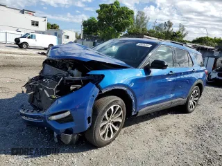 2022 Ford Explorer ST-Line with VIN 1FMSK7KH6NGC50528, listed as a Copart auction lot 46605305 with 68,828 mi miles and Salvage Title. Bid and sale history available at carsss.com. Image 1.