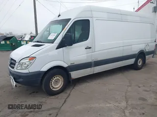 2011 Mercedes-Benz Sprinter Cargo with VIN WD3PE8CB4B5565573, listed as a IAAI auction lot 41821984 with 306,841 mi miles. Bid and sale history available at carsss.com. Image 2.