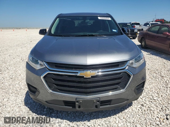 2019 Chevrolet Traverse LS with VIN 1GNERFKW1KJ127439, listed as a Copart auction lot 70806804 with 63,748 mi miles and Salvage Title. Bid and sale history available at carsss.com. Image 5.