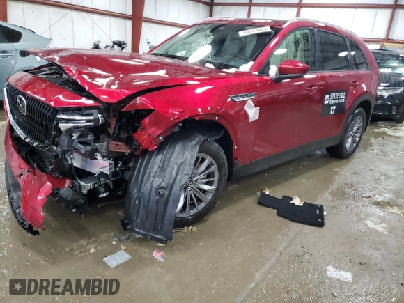 2025 Mazda CX-90 Preferred with VIN JM3KKBHD6S1204067, listed as a Copart auction lot 44991865 with 5,104 mi miles and Salvage title. Bid and sale history available at DreamBid. Image 1.
