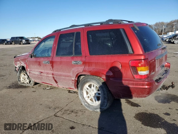 2004 Jeep Grand Cherokee with VIN 1J8GW48NX4C278910, listed as a Copart auction lot 48586485 with 159,923 mi miles and Non repairable. Bid and sale history available at DreamBid. Image 2.
