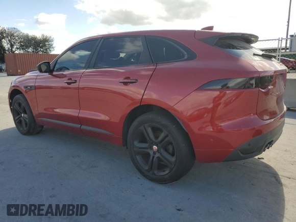 2017 Jaguar F-Pace 20d R-Sport with VIN SADCL2BN5HA086473, listed as a Copart auction lot 85121804 with 93,490 mi miles and Clean Title. Bid and sale history available at DreamBid. Image 2.