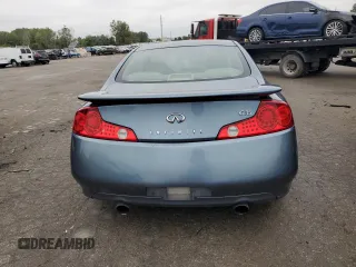 2005 Infiniti G35 with VIN JNKCV54E55M411958, listed as a Copart auction lot 71178484 with 190,321 mi miles and Salvage Title. Bid and sale history available at DreamBid. Image 6.