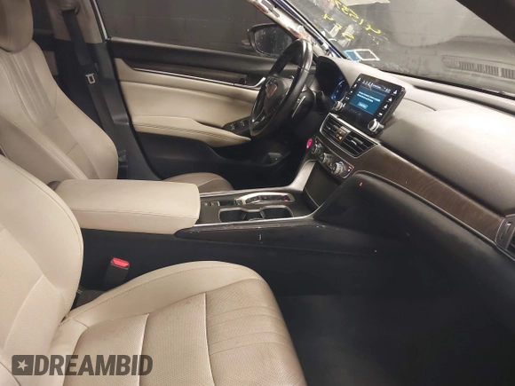 2020 Honda Accord EX-L with VIN 1HGCV2F52LA023440, listed as a IAAI auction lot 41537345 with 81,011 mi miles and . Bid and sale history available at DreamBid. Image 5.