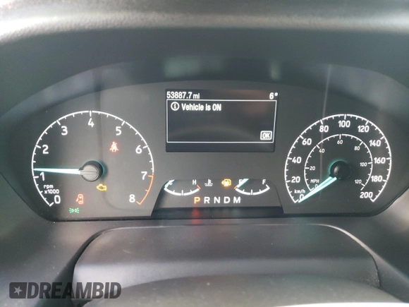 2022 Ford Transit with VIN 1FTBF4W84NKA16967, listed as a Copart auction lot 44143975 with 53,887 mi miles and Non Repairable. Bid and sale history available at DreamBid. Image 9.