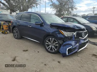 2019 Acura MDX Advance with VIN 5J8YD3H97KL002097, listed as a Copart auction lot 83845534 with Not Provided miles and Non Repairable. Bid and sale history available at DreamBid. Image 4.